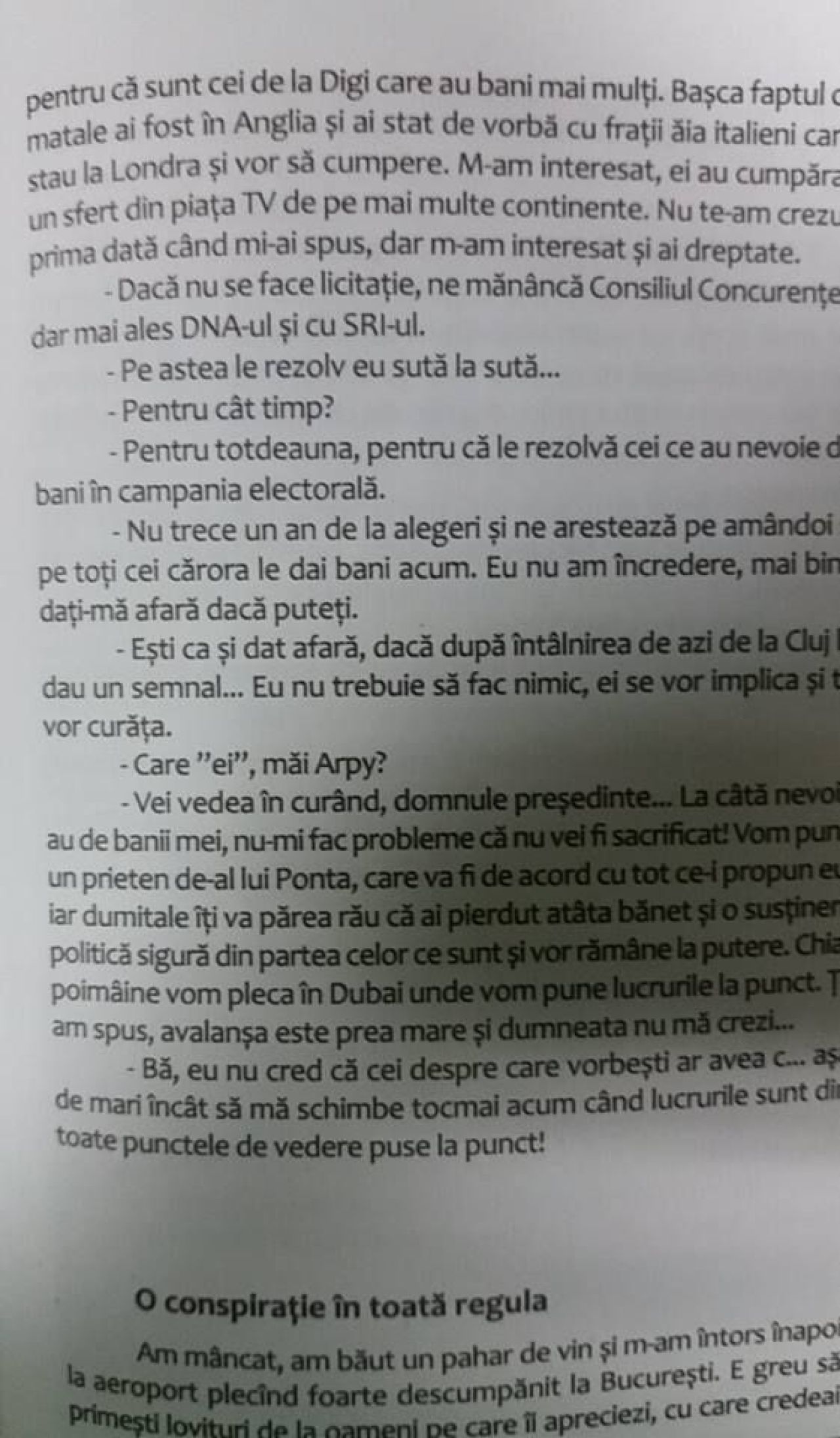 'Stai ca-i chem aici pe Rus si pe Ponta. Nu-ti dau mai mult de 4 milioane!
