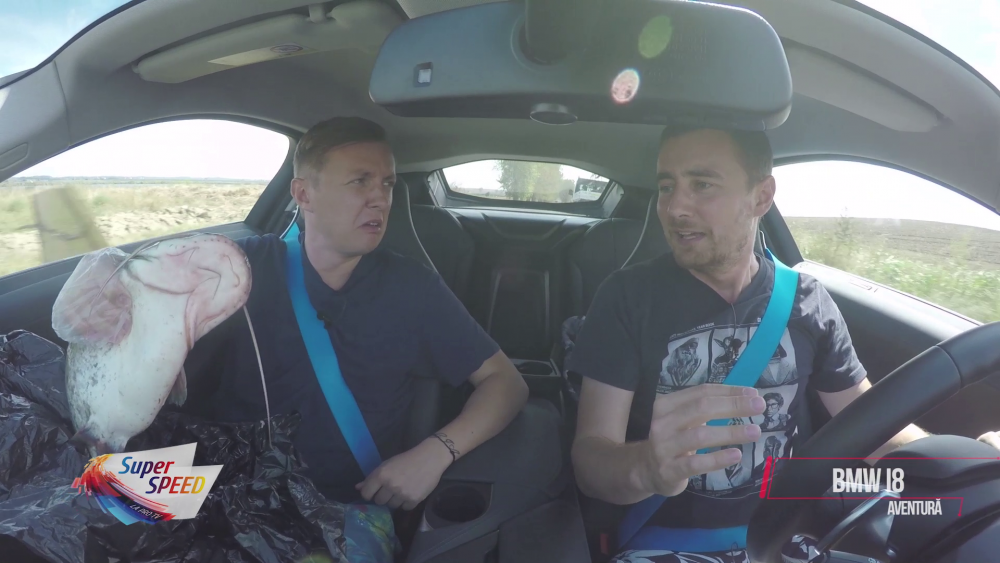 Cat de repede poti sa ajungi din Delta pana la Bucuresti cu noul BMW i8 daca TII UN PESTE in brate? Super Speed, sambata, 10:30, ProTV!