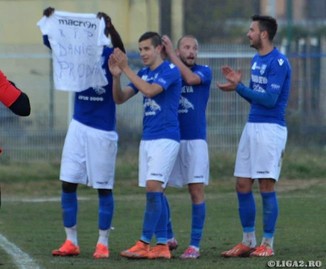 FOTO N Doye, HATTRICK in liga a treia! Dedicatie speciala pentru Didi Prodan! Ce a scris pe tricou