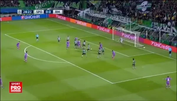 GOOOL Raphael Varane, in Sporting - Real Madrid. VIDEO