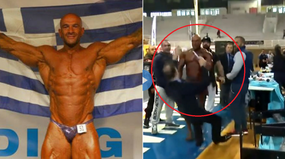 IMAGINI SOCANTE! Un culturist innebuneste dupa ce pierde un concurs. Ce face musculosul cand afla ca a luat locul 2 - VIDEO
