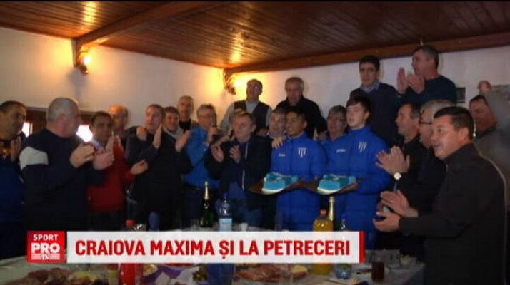In asteptarea titlului, oltenii pregatesc si petrecerea. Balaci si fostii jucatori ai Craiovei Maxima au lansat o sampanie speciala. VIDEO