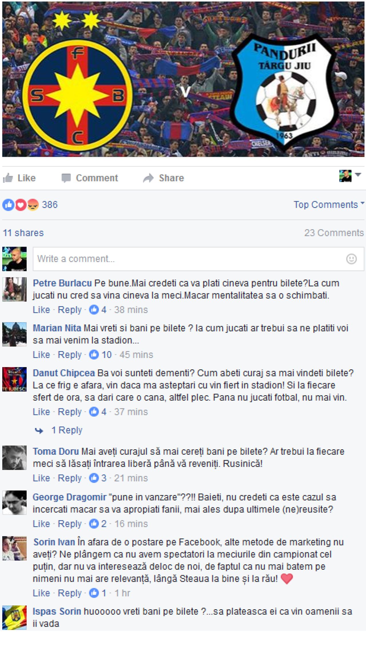 Masura unica luata de Steaua, dupa ce si-a dat seama ca