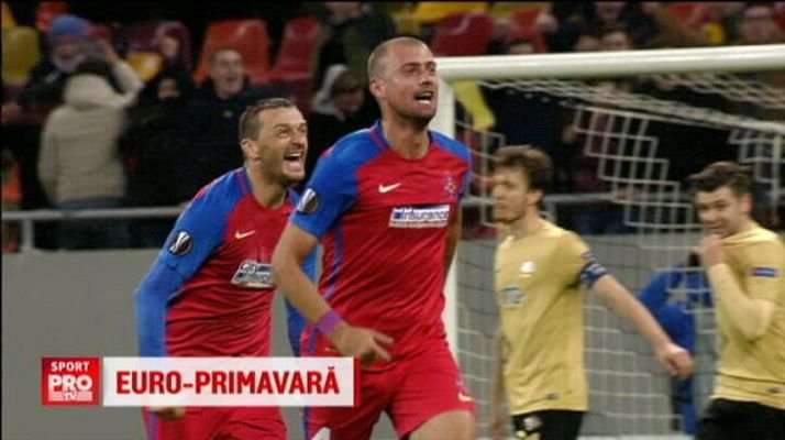 Sa le facem o bucurie romanilor si sa ne calificam . Stelistii se gandesc la primavara, dar si la banii pe care UEFA ii poate trimite in Romania. Villarreal - Steaua, joi, 18:00, la ProTV
