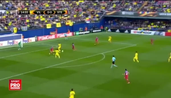 Villarreal 1-0 Steaua. Gol Sansone