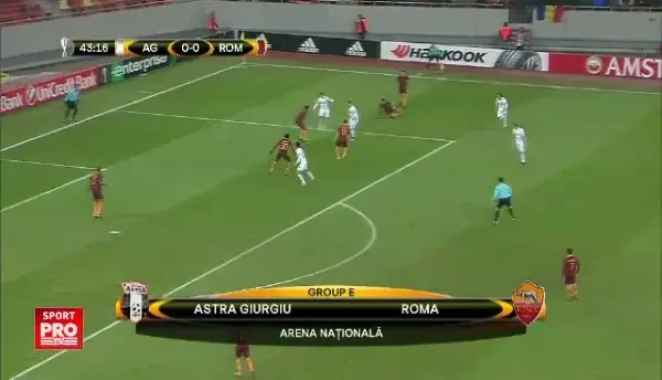 Rezumat Astra 0-0 Roma