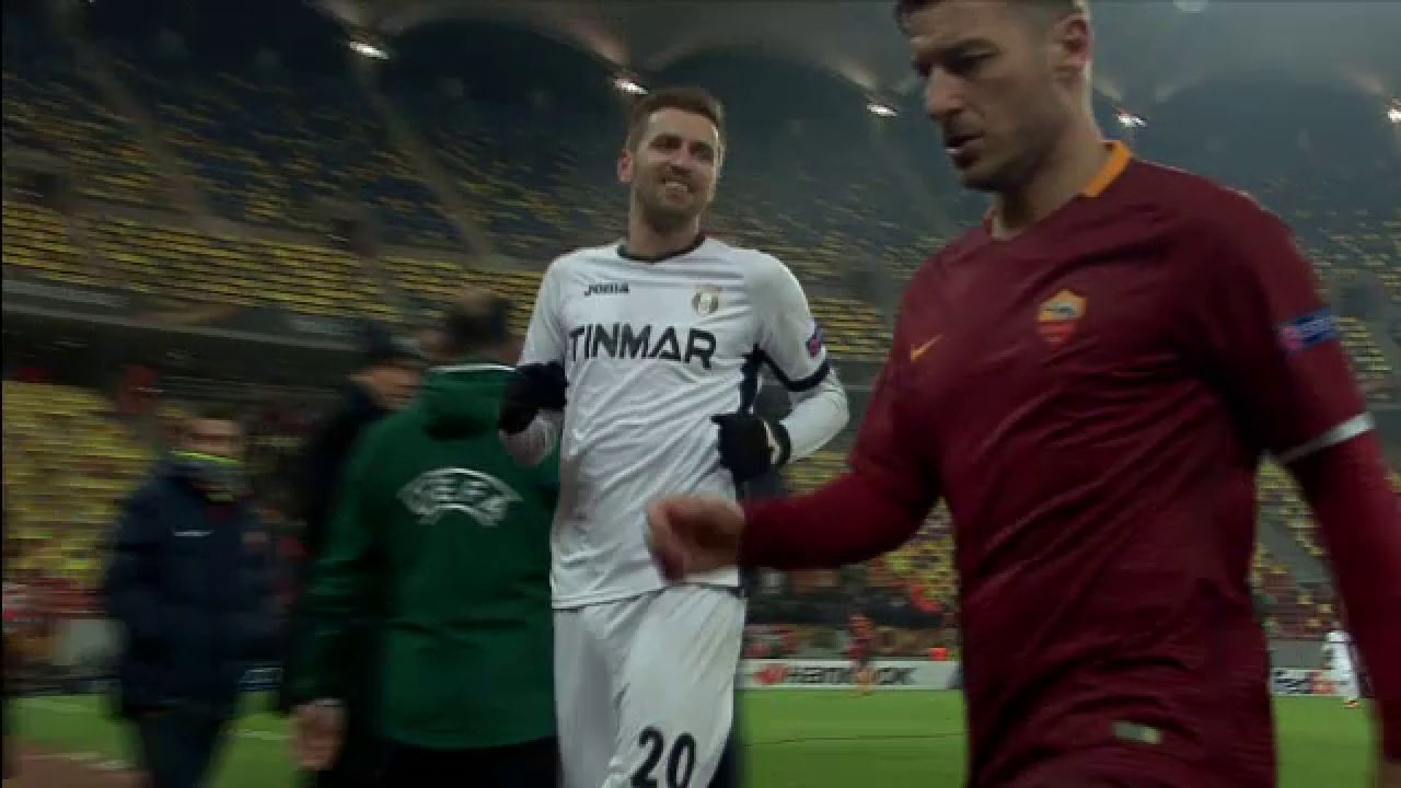 Lovin a fugit mai tare ca pe Giulesti! Cum a reusit sa obtina tricoul lui Totti dupa calificarea istorica a Astrei! VIDEO_2