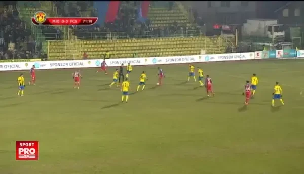 Sut spectaculos al lui Pintilii de la 15 metri, respinge portarul celor de la Mioveni