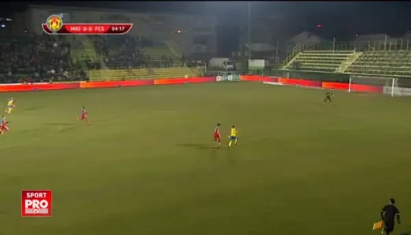 MIOVENI 1-0 STEAUA. GOOOOL NILA in minutul 96 din prima repriza a prelungirilor