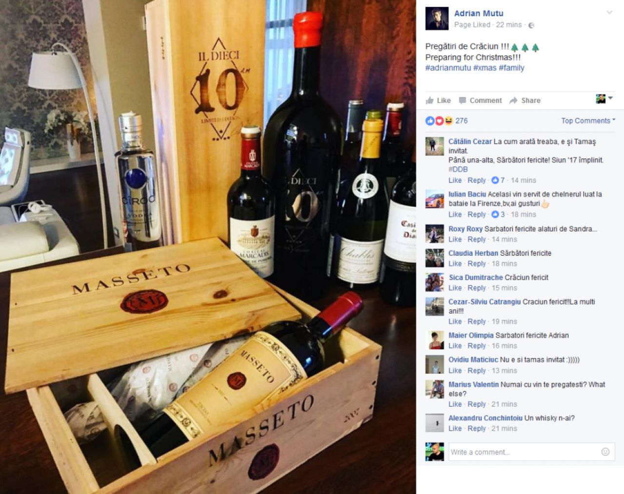 Mutu, cea mai tare poza de Facebook cu