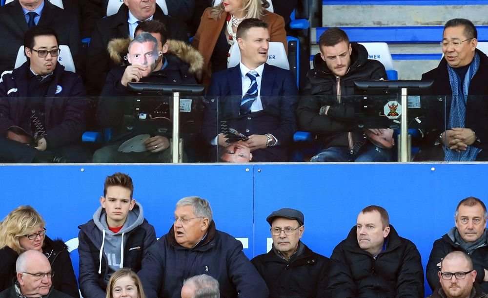 Protest BIZAR cu 30.000 de masti pentru Vardy! Chiar si atacantul lui Leicester a purtat una. FOTO _3