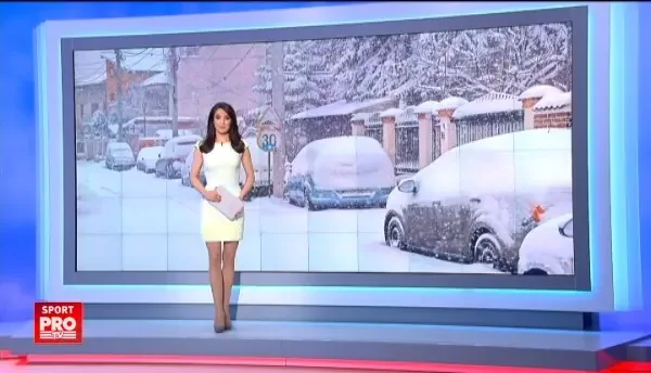 Marian Dragulescu a profitat de zapada din Bucuresti si a aratat ce poate! VIDEO