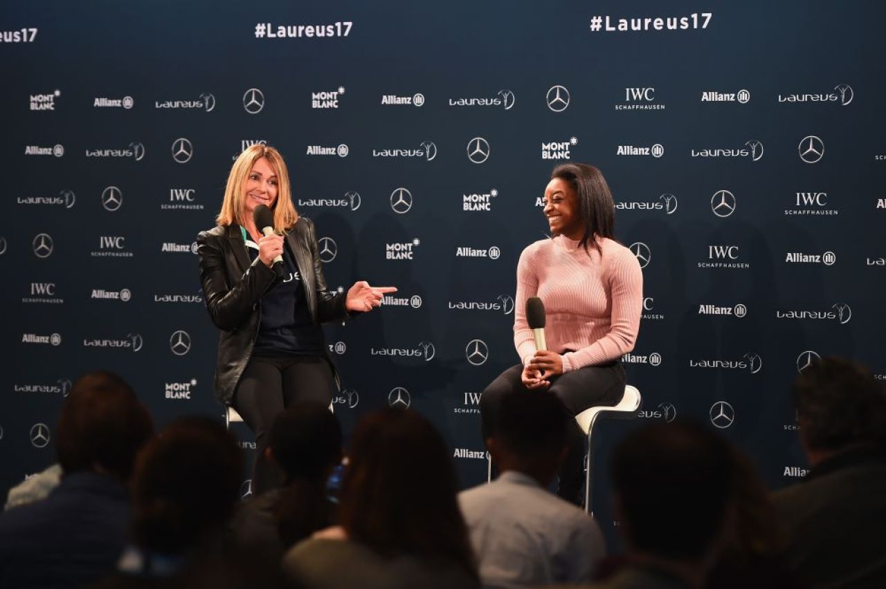 Nadia Comaneci si Simone Biles, intalnire de