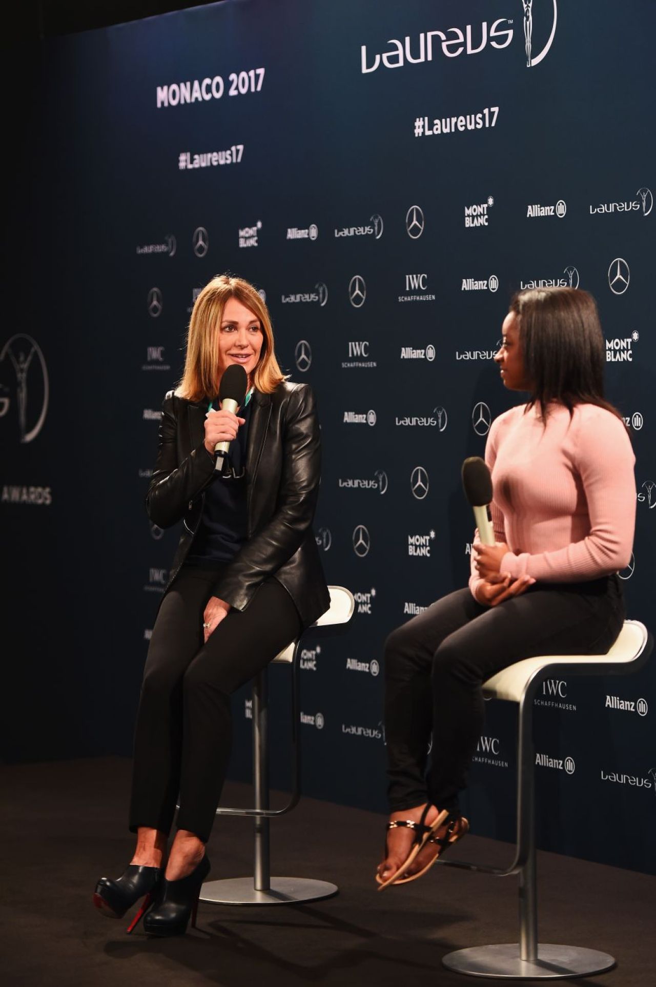 Nadia Comaneci si Simone Biles, intalnire de
