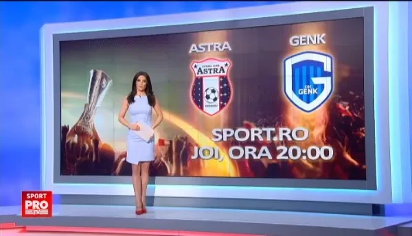 Campioana joaca in Europa League, maine, de la 8 seara, la Sport.ro.