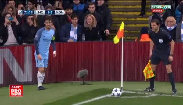 Manchester City 3-3 AS Monaco, gol Kun Aguero