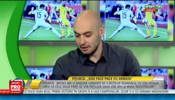 Gigi Becali in direct la Sport.ro