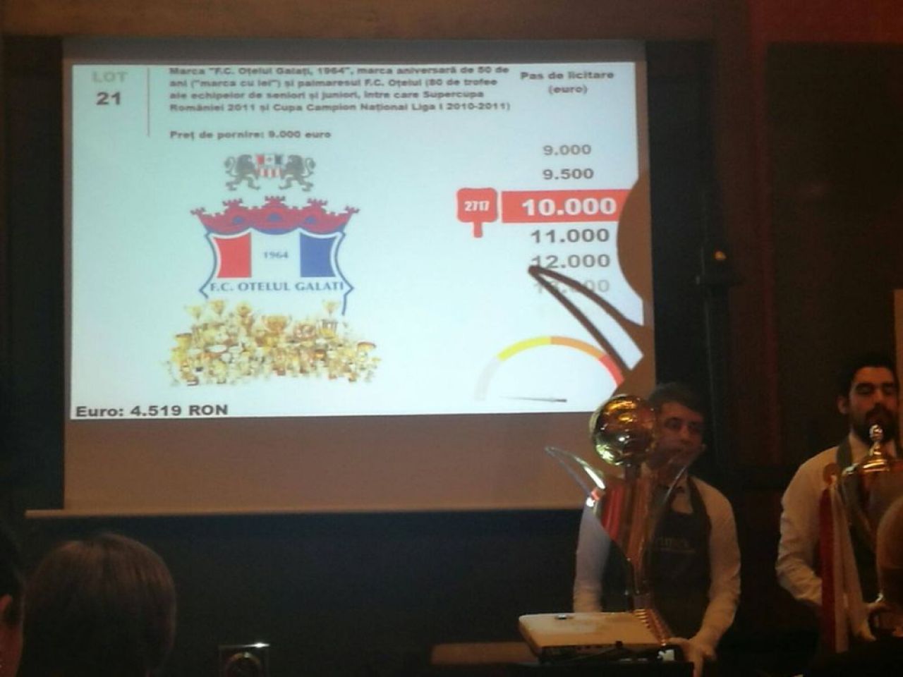Marca si palmaresul Otelului s-au DAT cu 10 000 de euro. A venit si TALPAN la licitatie! Ce a cumparat_1