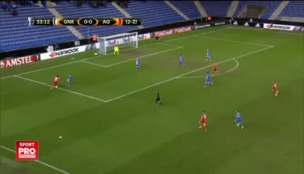 Min 34. Sansa de gol pentru Astra