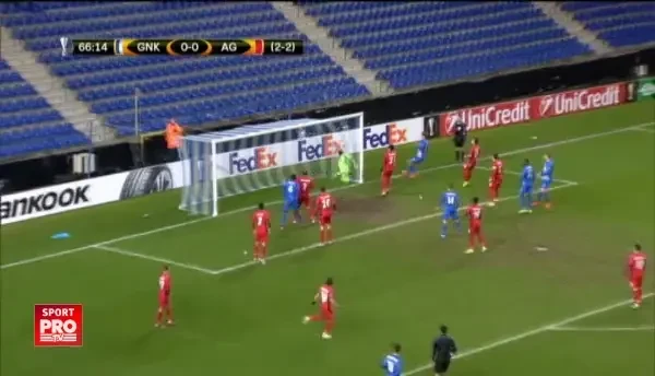 Min 67. Genk 1-0 Astra