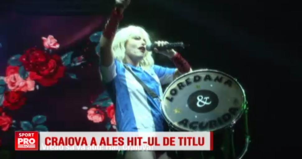 Loredana le-a promis oltenilor ca va canta pe noul stadion, daca vor luat titlu: M-am gandit chiar sa-mi fac si tatuaj