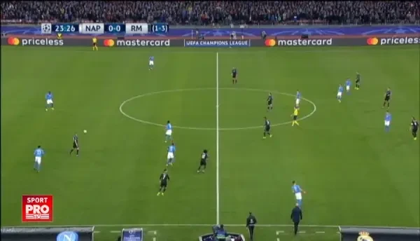 Napoli 1-0 Real Madrid, gol Mertens