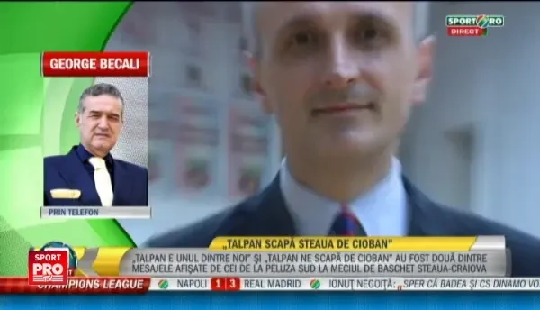 Becali a inceput sa cante in direct "Campiooonii, campiooonii, OLE OLE OLE" :) Ce le-a cerut jucatorilor VIDEO