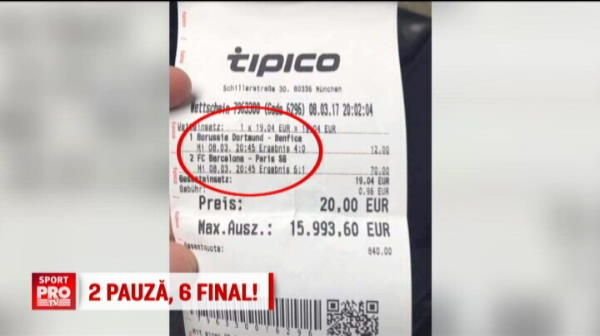 Castig URIAS pentru un roman la pariuri dupa meciul NEBUN Barcelona - PSG! Cati bani a luat