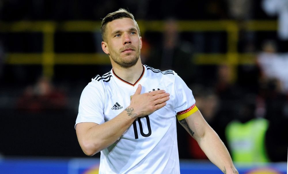 Reusita senzationala a lui Podolski la ultimul meci pentru Germania! Atacantul s-a retras dupa 130 de selectii. VIDEO
