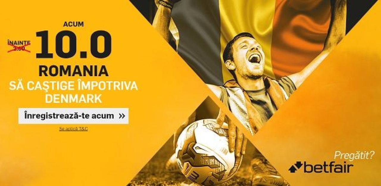 (P) Cota 5 ca se marcheaza la Romania-Danemarca. Cota 10 ca Romania castiga. NU ai voie sa ratezi cotele astea_1