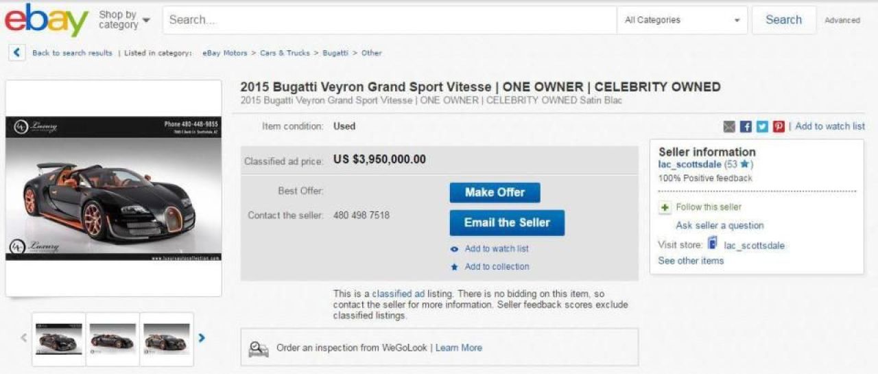 Cum arata masina de 4 milioane $ pe care Mayweather a scos-o la vanzare pe net: consuma