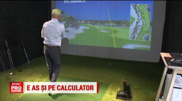 Garcea a descoperit sportul bogatilor! Cum poti juca golf in Romania fara sa iesi pe teren! VIDEO