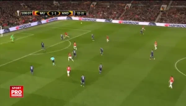 Manchester United 2-1 Anderlecht - gol Rashford