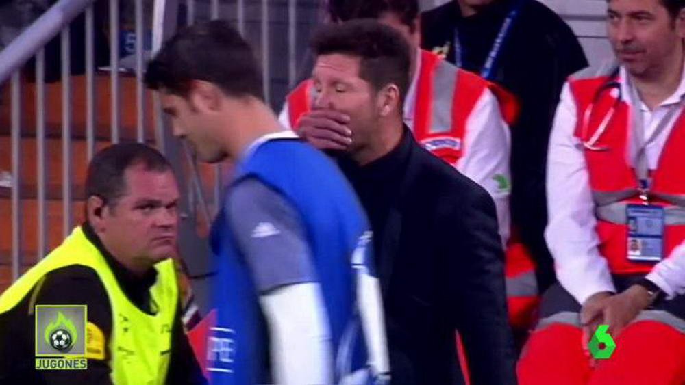 Imaginea care a pus pe JAR Spania! Ce i-a soptit Simeone lui Morata la ureche. VIDEO