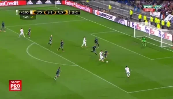 GOOOL Lacazette! Dubla a francezului in Lyon - Ajax | VIDEO