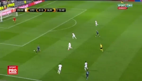 GOOOL Dolberg, in Lyon - Ajax | VIDEO