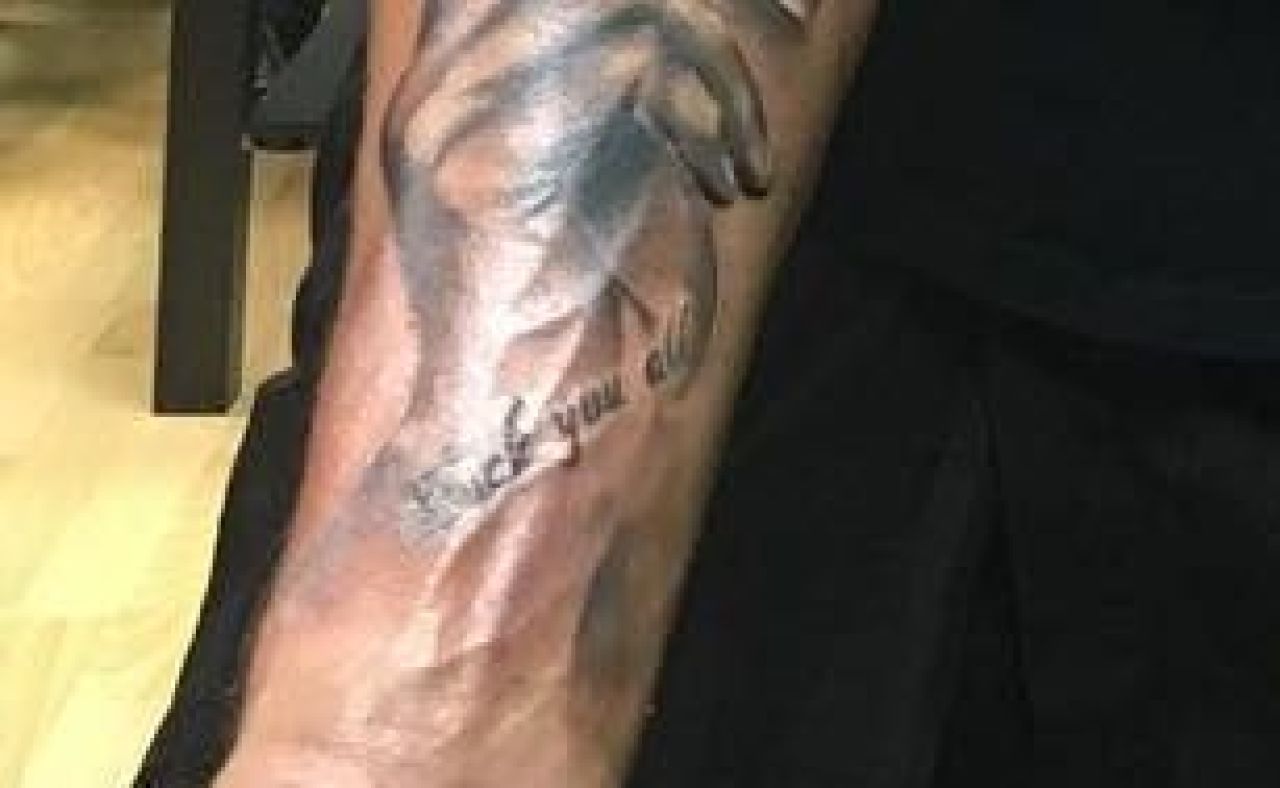 FOTO Tamas si-a facut tatuaj inaintea meciului de titlu cu Craiova! Ce mesaj INCREDIBIL si-a scris pe brat_3