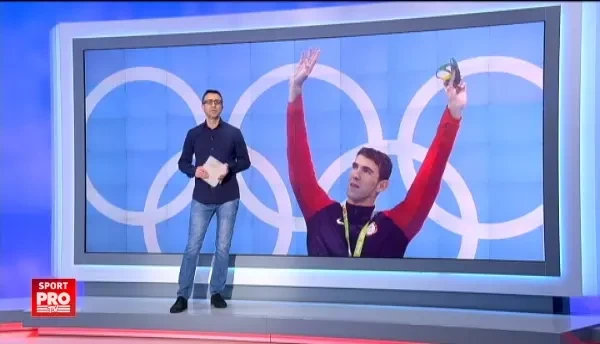 VIDEO Asta nu e piscina de copii de la Rio! Phelps a dat probe pentru Baywatch! Cum l-a chinuit The Rock