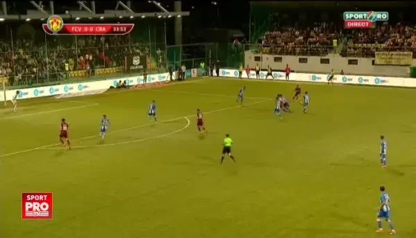 Sut superb al lui Balan dupa centrarea lui Capatana de pe partea dreapta!