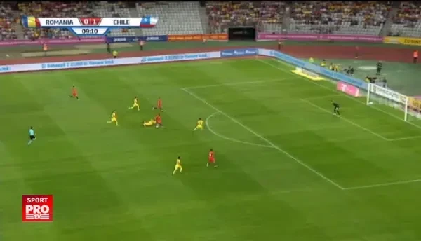 Romania 0-1 Chile - ocazie Alexis Sanchez