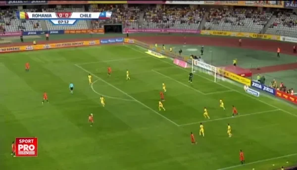 Romania 0-1 Chile - gol Vargas
