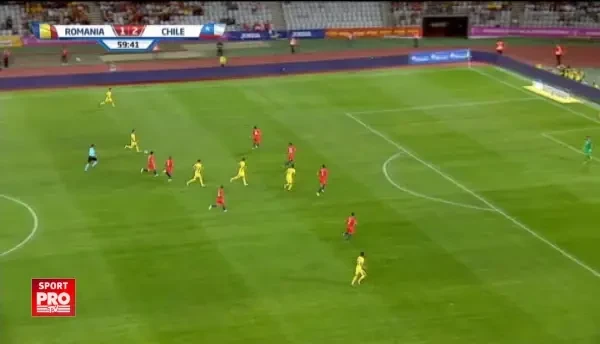 Romania 2-2 Chile - Gol Stanciu