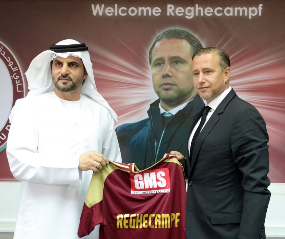 Reghecampf a fost prezentat la Al Wahda. 