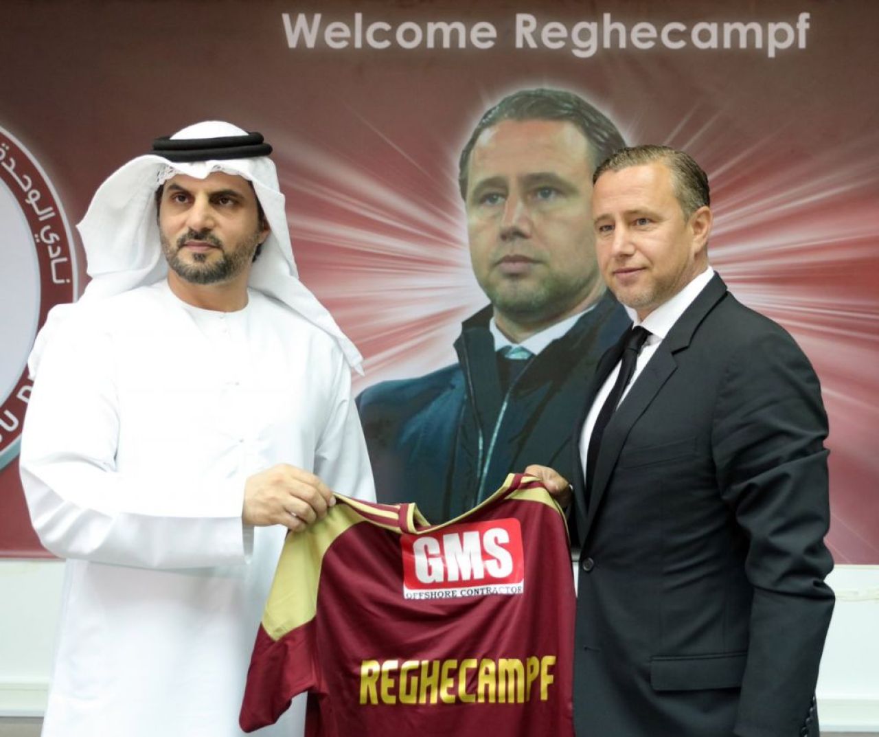 Reghecampf a fost prezentat la Al Wahda.