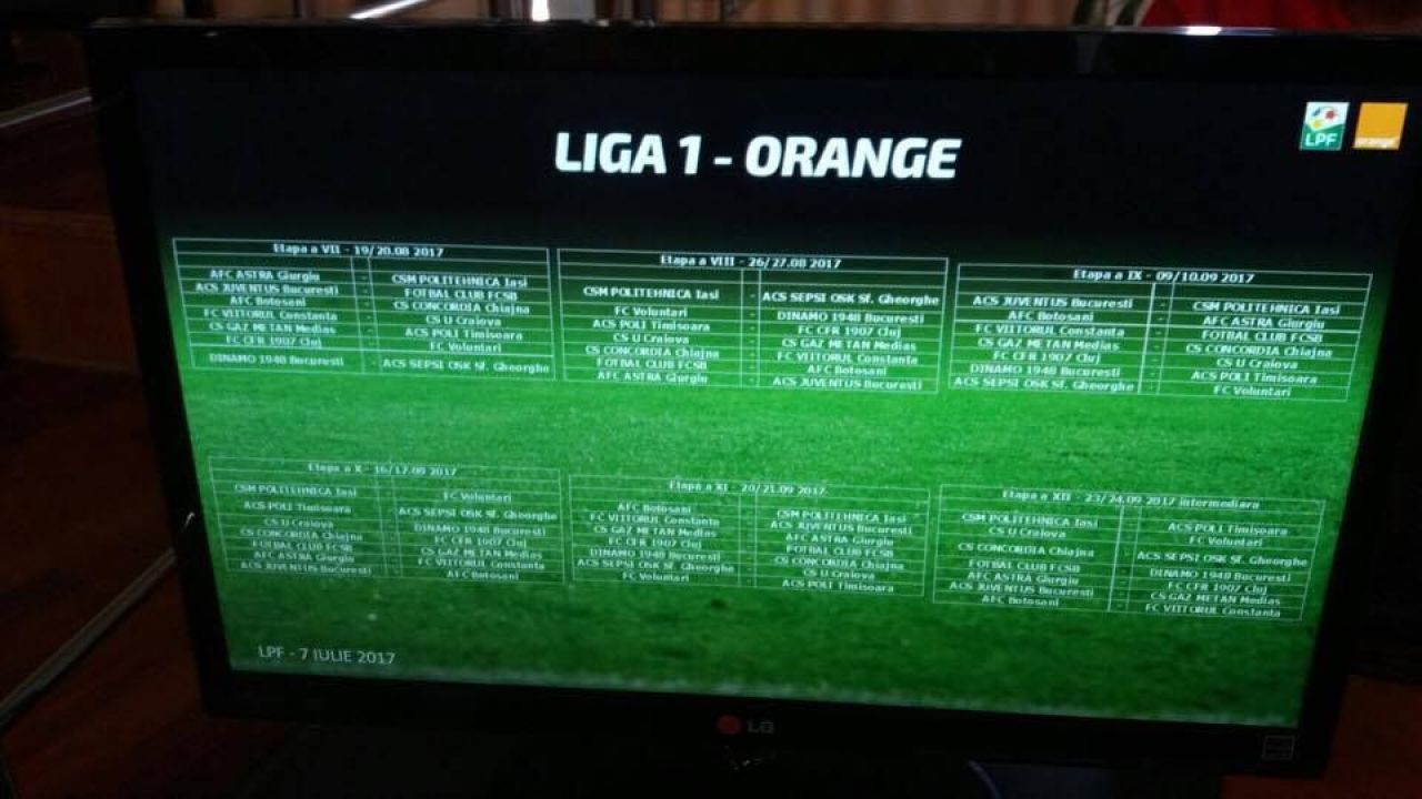 S-a tras programul Ligii I: Steaua - Voluntari, Juventus - Dinamo, in prima etapa. Cand se joaca