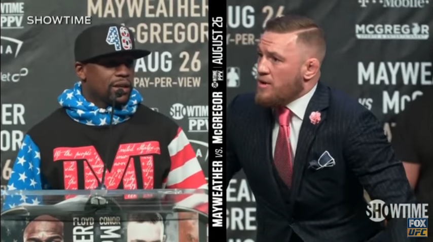 Mayweather l-a facut TKO pe McGregor Florian Ceafalau, dupa conferinta celor doi din aceasta dimineata