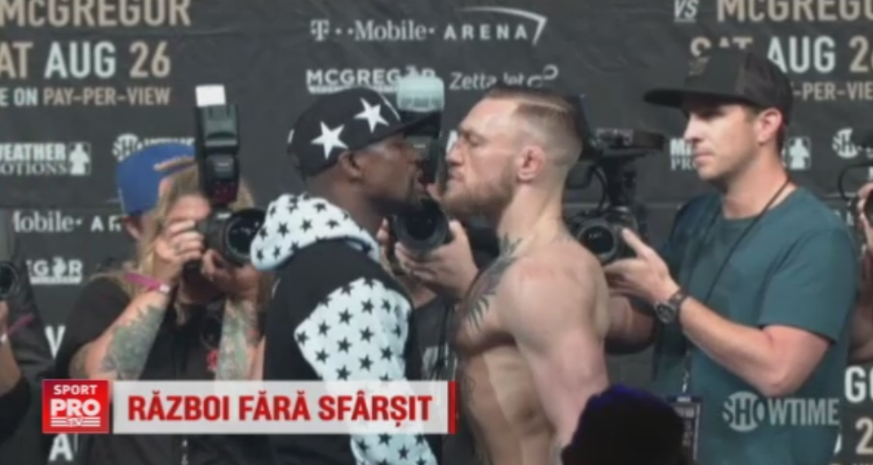 O tin numai in scandal! Mayweather si McGregor s-au balacarit din nou: Floyd l-a atacat pe irlandez cu bani