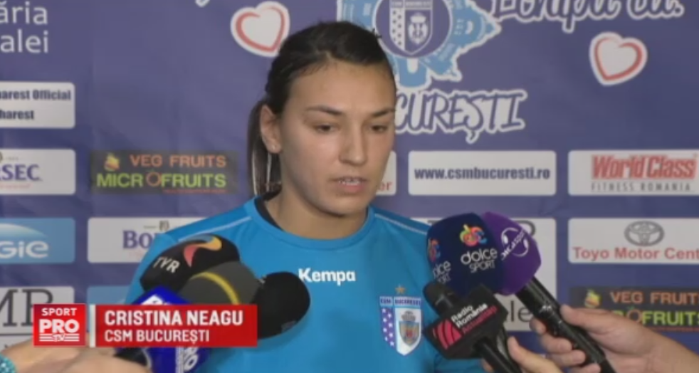 Cristina Neagu, la primul antrenament cu CSM: Visul meu e sa castig Liga cu o echipa romaneasca . VIDEO