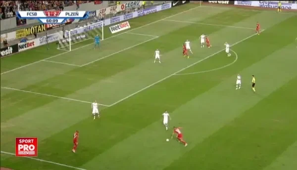 GOOOL Steaua, in meciul cu Viktoria Plzen. VIDEO