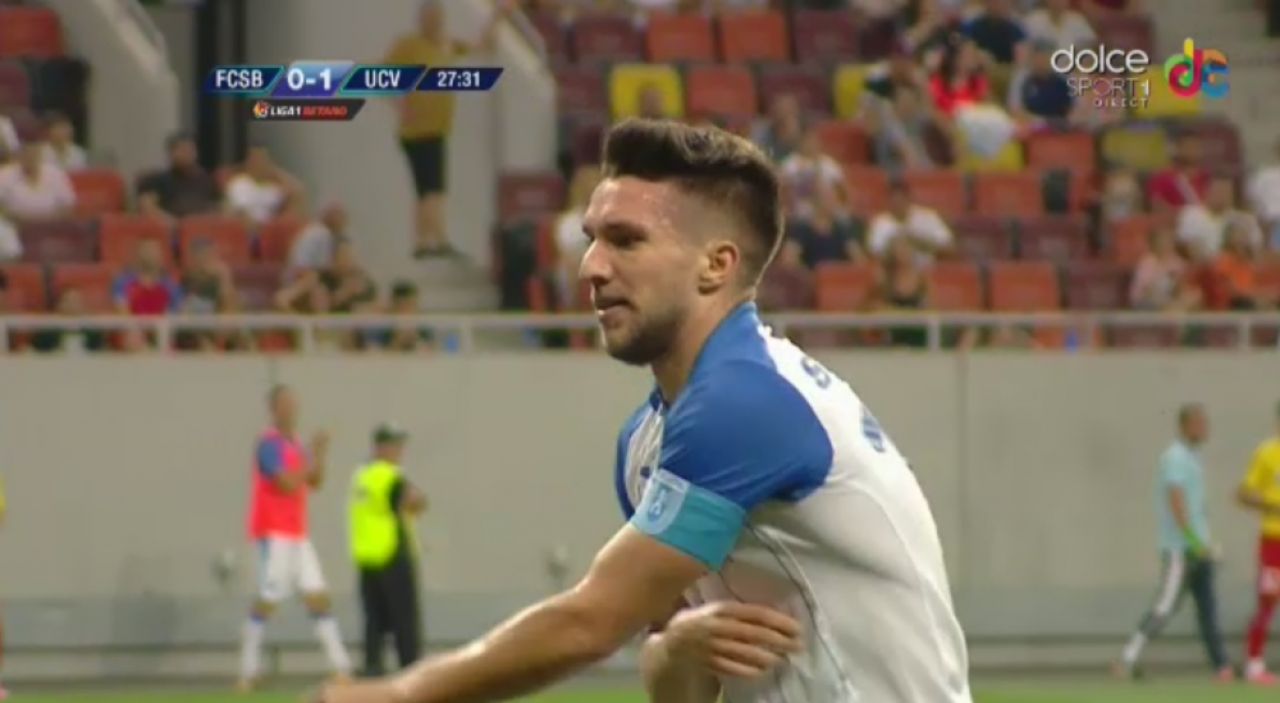 #AB10. Baluta i-a dat gol Stelei si s-a bucurat CA RONALDO. Gestul facut in fata suporterilor ros-albastri_2